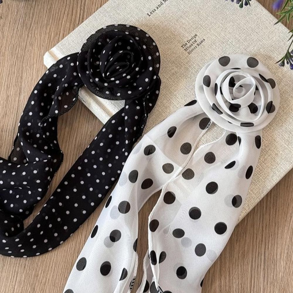 New Detachable Chiffon Long Sc - Ascot Neck Scarf review and price
