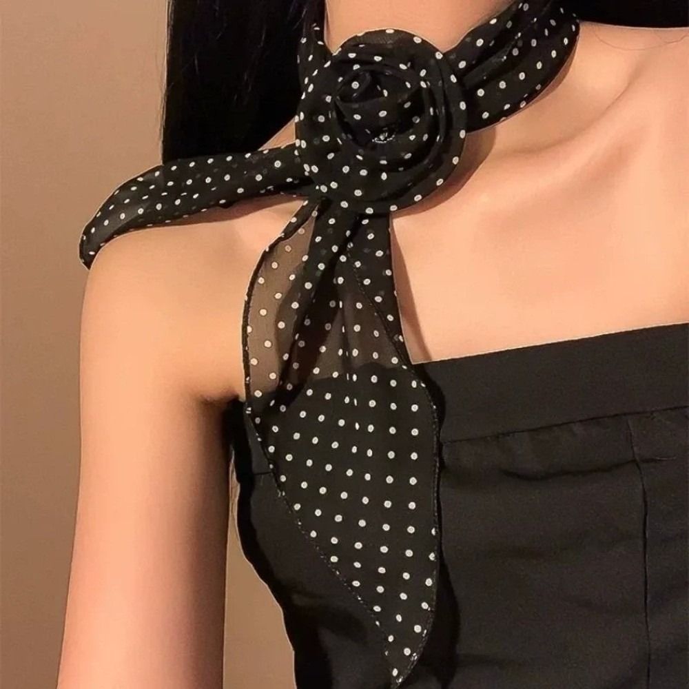 New Detachable Chiffon Long Sc - Ascot Neck Scarf review and price