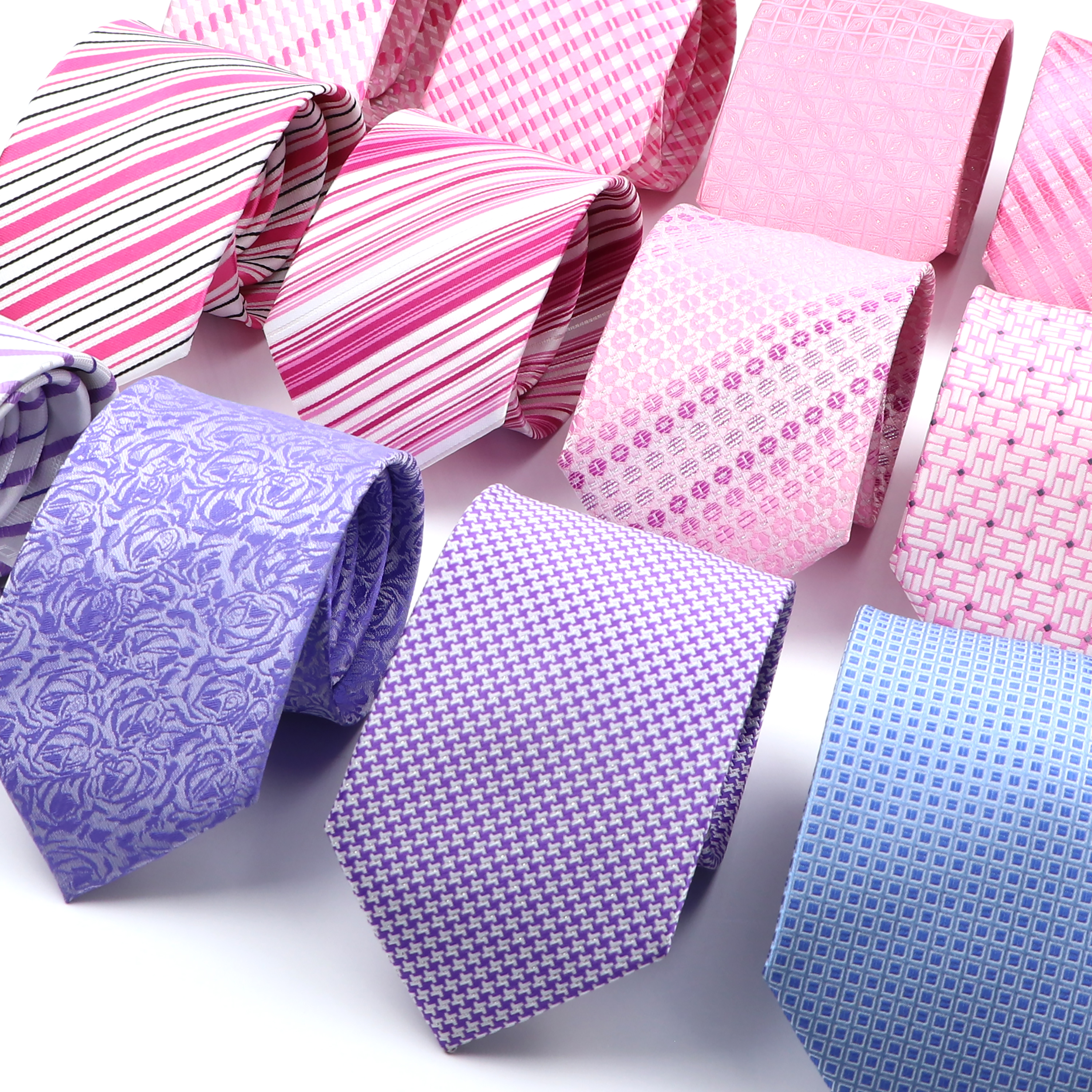 New Bright Pink Men Ties Class - Skinny Tie Men review and price