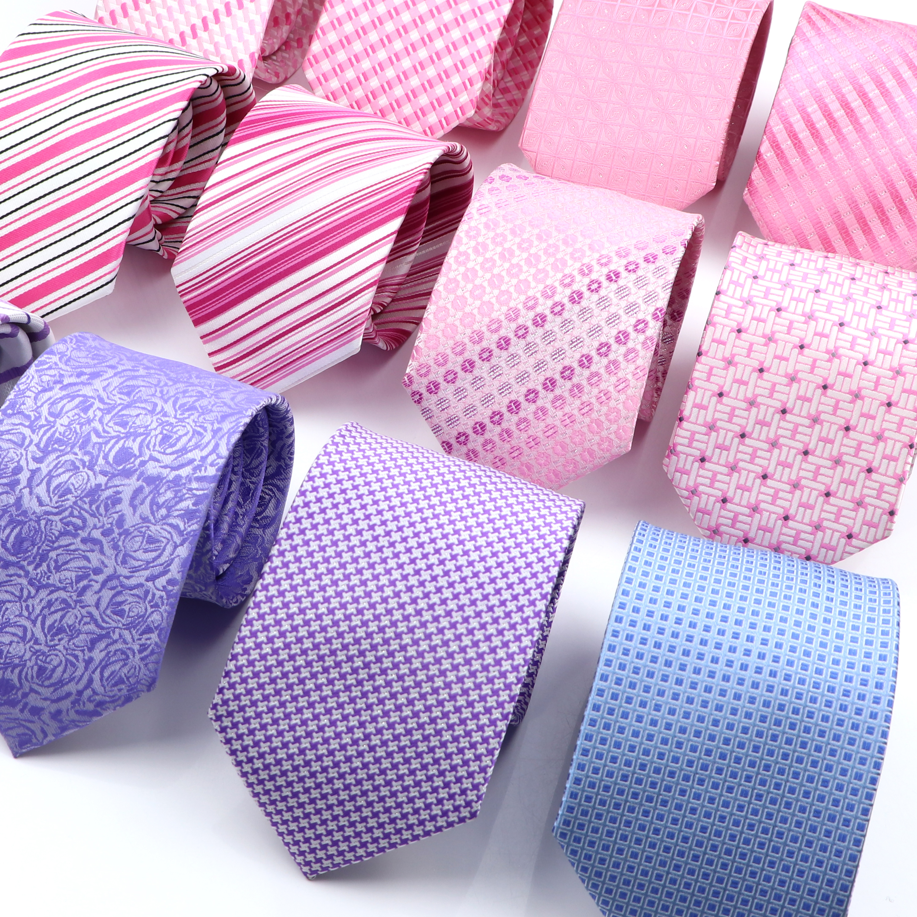 New Bright Pink Men Ties Class - Skinny Tie Men review and price