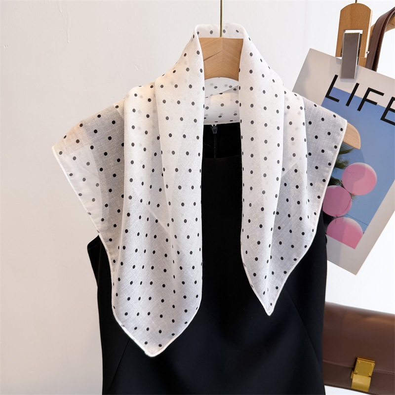 50cm Cotton Linen Square Scarf - Bandana Cotton review and price