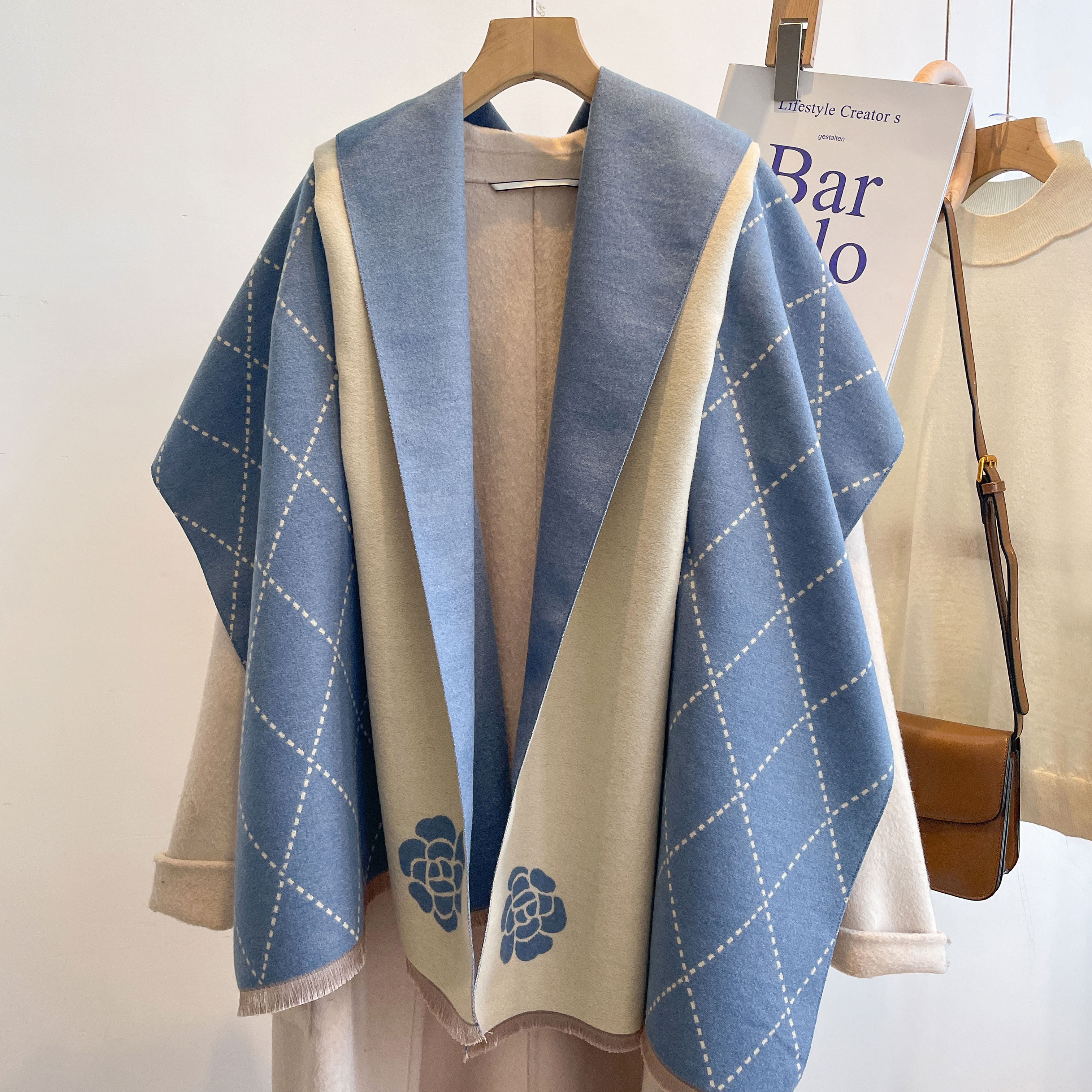 2023 Designer Cashmere Scarf W - Woven Scarf Blanket review and price