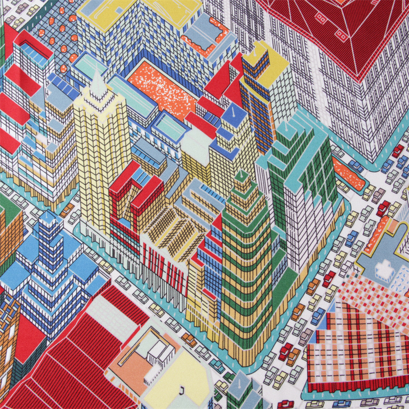 Silk Scarf Women Magic City Pr - Scarf Silk Square review and price