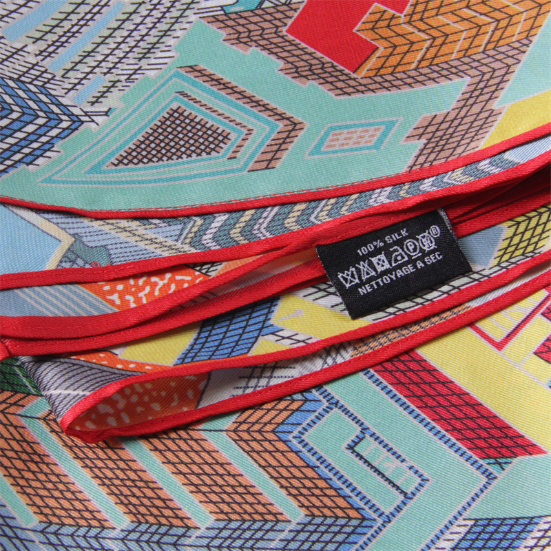 Silk Scarf Women Magic City Pr - Scarf Silk Square review and price