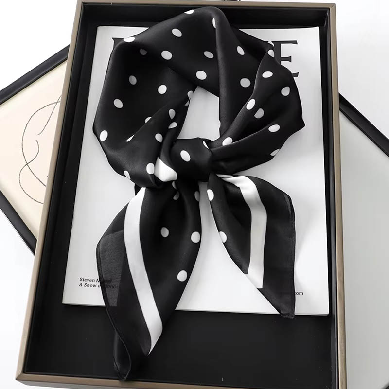 Luxury Lady Hair Dot Scarf Fem - Silk Neck Scarf review and price