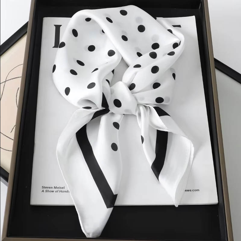 Luxury Lady Hair Dot Scarf Fem - Silk Neck Scarf review and price