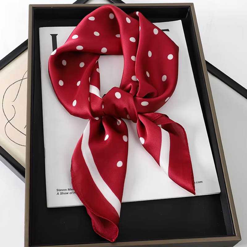 Luxury Lady Hair Dot Scarf Fem - Silk Neck Scarf review and price