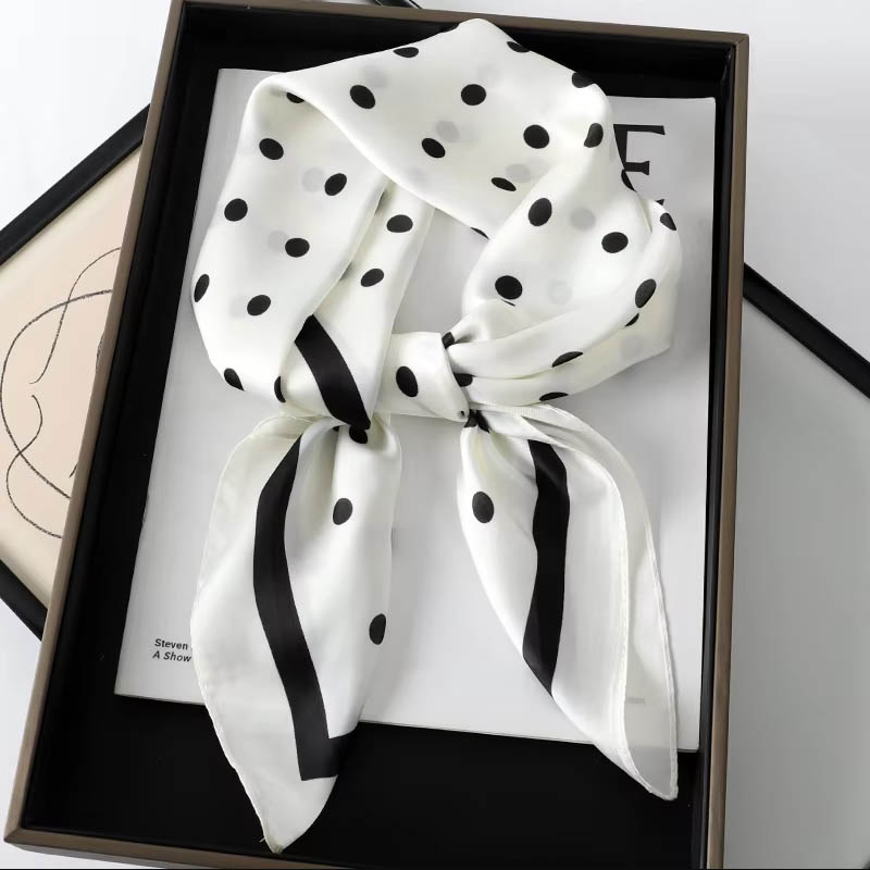 Luxury Lady Hair Dot Scarf Fem - Silk Neck Scarf review and price