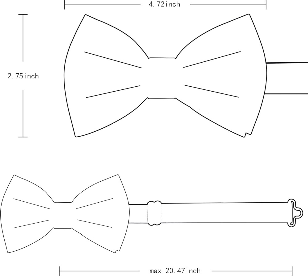 Solid Color Pre-tied Bow Tie Q - Bow Tie Pre Tied review and price