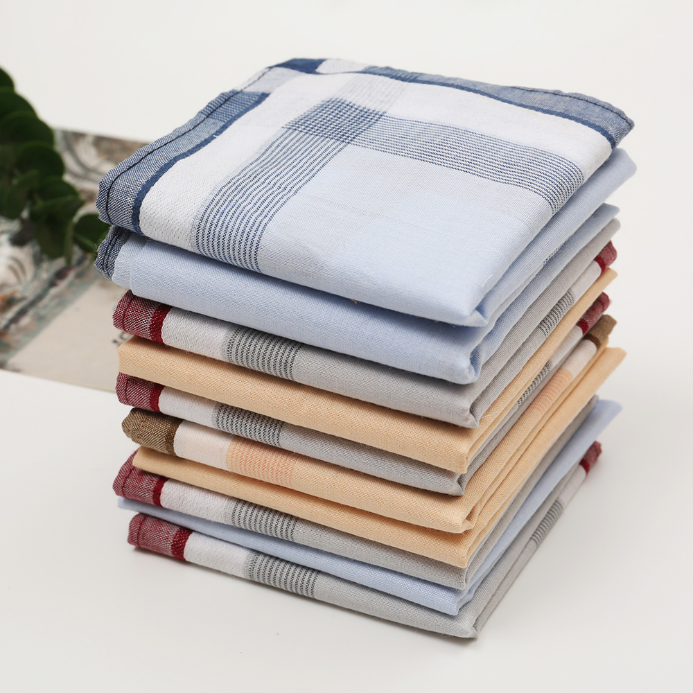 Men's Pure Cotton Yarn-Dyed Ha - Handkerchief Cotton Men review and price