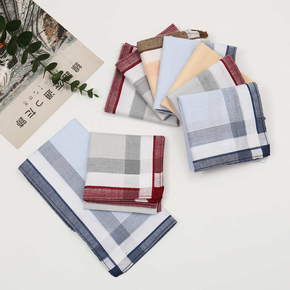 Men's Pure Cotton Yarn-Dyed Ha - Handkerchief Cotton Men review and price