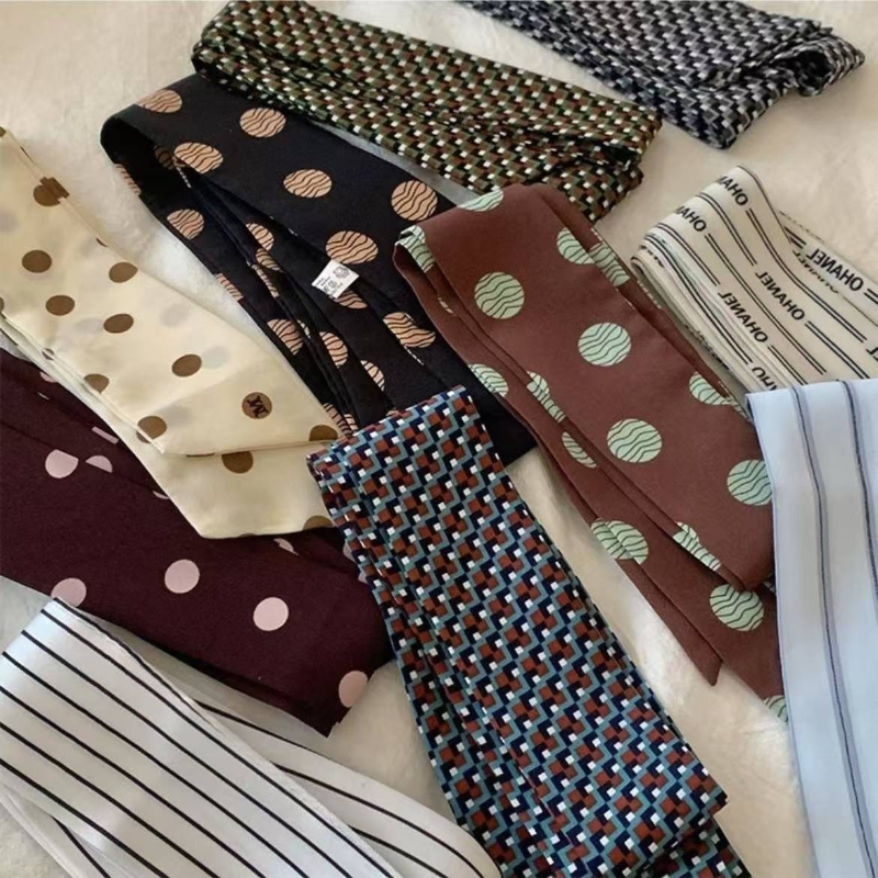 Polka Dot and Striped Print Sc - Silk Tie Striped review and price