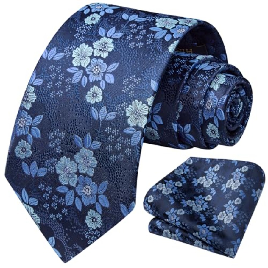 Extra Long Ties for Men Classi - Pocket Square Set review and price