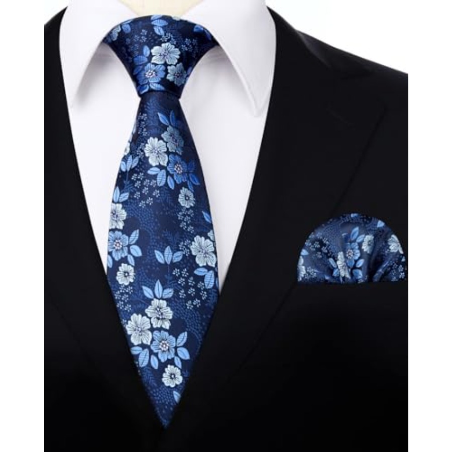 Extra Long Ties for Men Classi - Pocket Square Set review and price