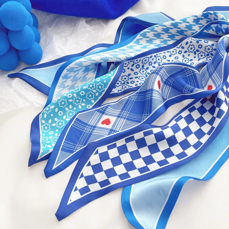 Klein blue silk scarf new chec - Silk Tie Striped review and price