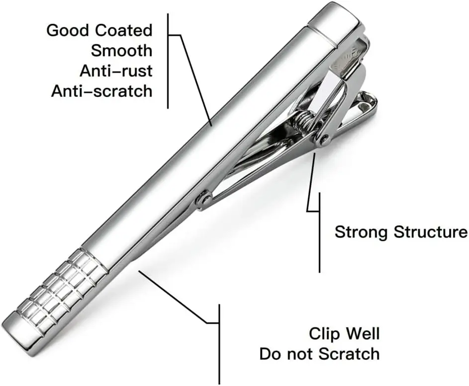 Tie Clips for Men, Classic Sty - Tie Bar Set Gift review and price