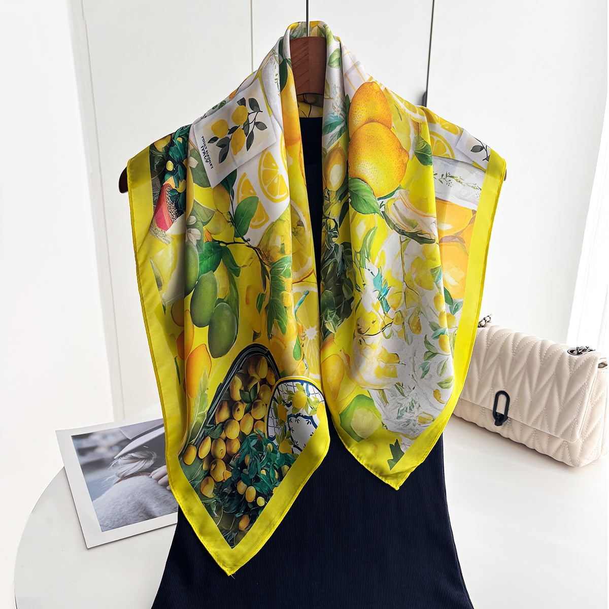 Luxury Floral Square Scarf Sof - Face Scarf Mask review and price