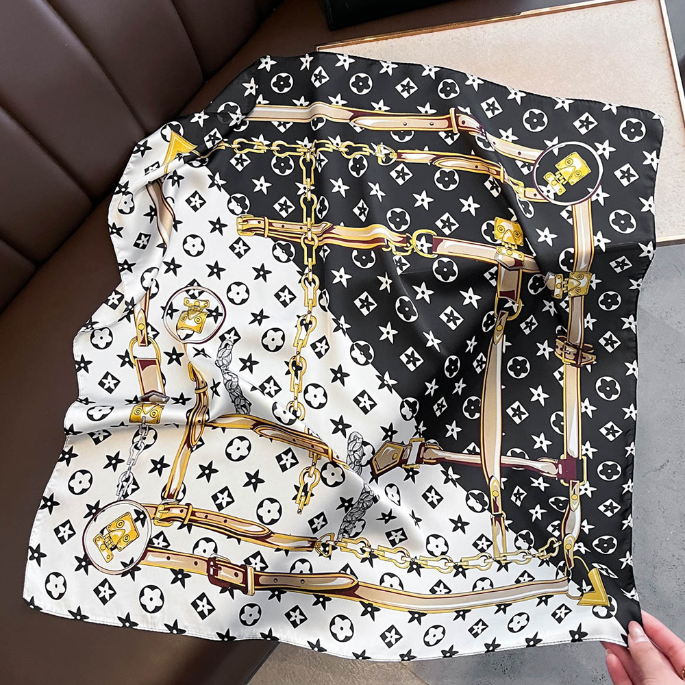 New Hot Sale Fashion 90X90cm P - Silk Neck Scarf review and price