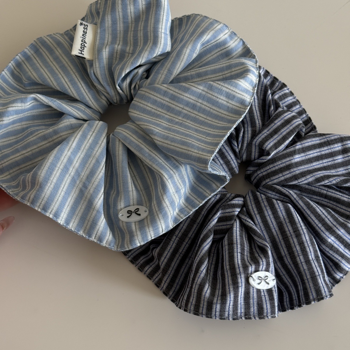 Korea Fashion Stripe Hair Rubb - Silk Tie Striped review and price