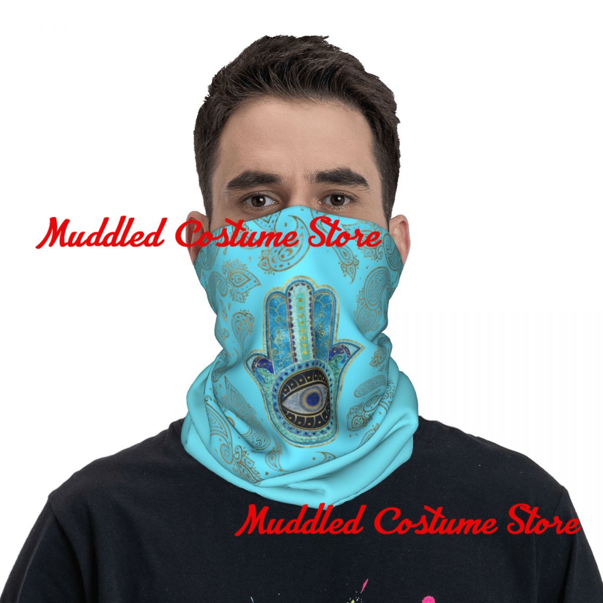 Custom Hand Of Fatima With Pai - Neck Warmer Tube review and price