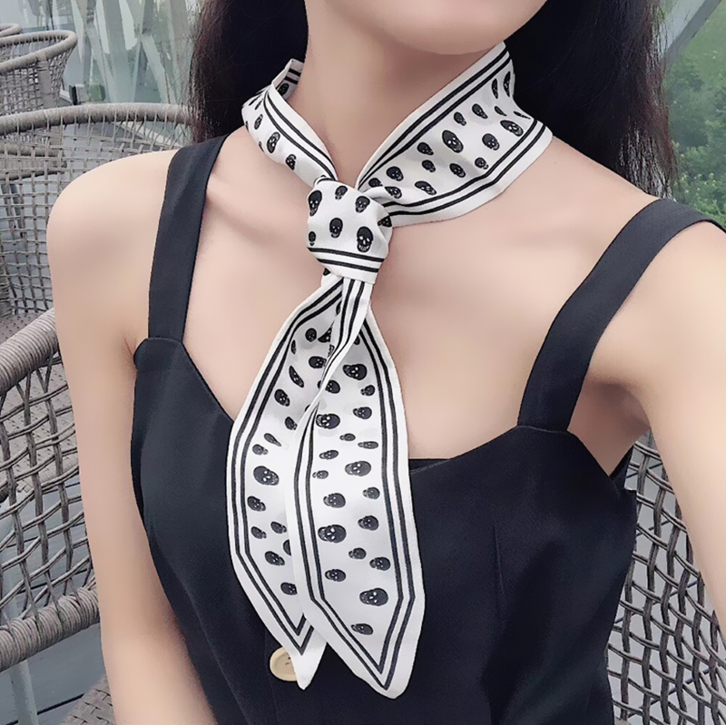 115cm Tied bag Handle silk sca - Silk Tie Striped review and price